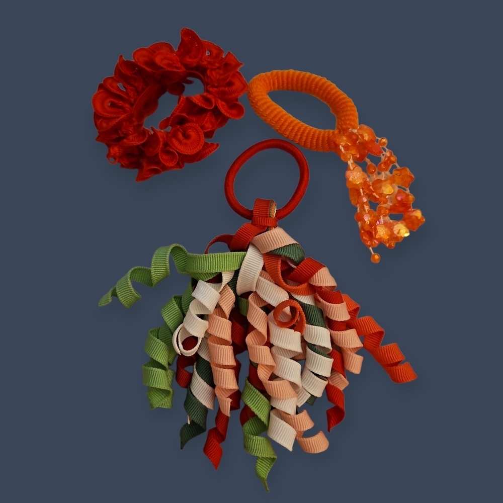 Colorful Ribbon Hair Accessories Set